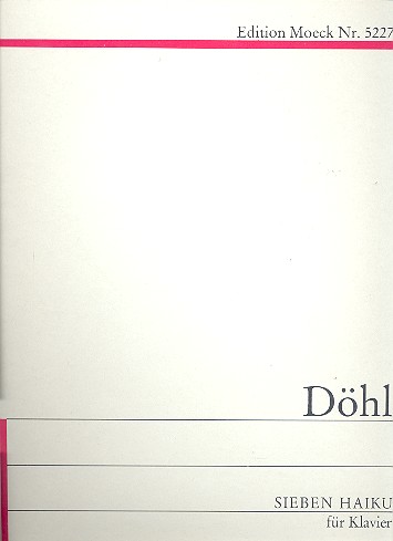 7 Haiku  für Klavier  