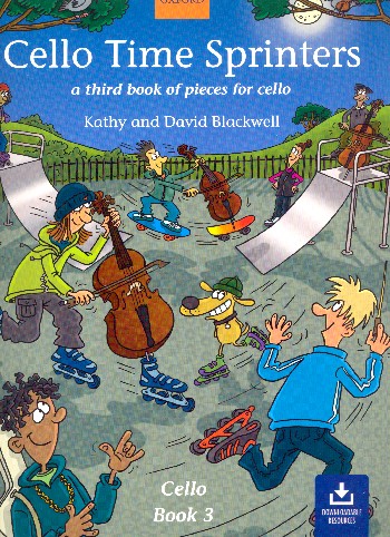 Cello Time Sprinters vol.3 (+ Downloadable Resouces)&nbsp;&nbsp;for cello (piano accompaniment available)&nbsp;&nbsp;