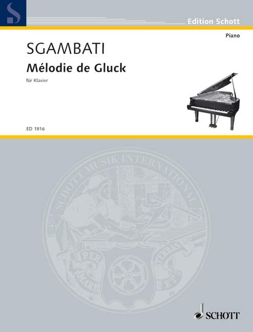 Mélodie de Gluck  für Klavier  
