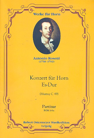 Konzert Es-Dur für Horn und Orchester  Partitur  Ostermeyer, R., ed