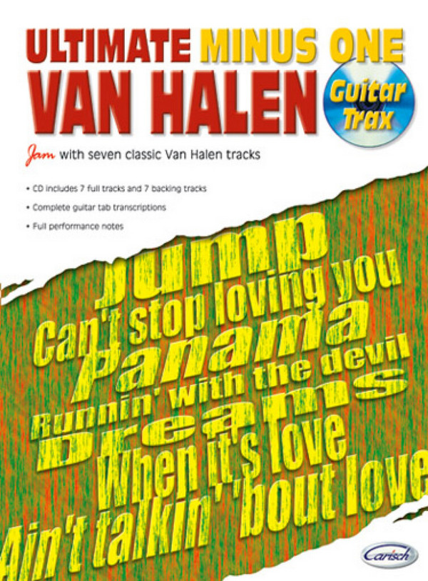 Van Halen (+CD): guitar trax&nbsp;&nbsp;Songbook vocal/guitar/tab&nbsp;&nbsp;