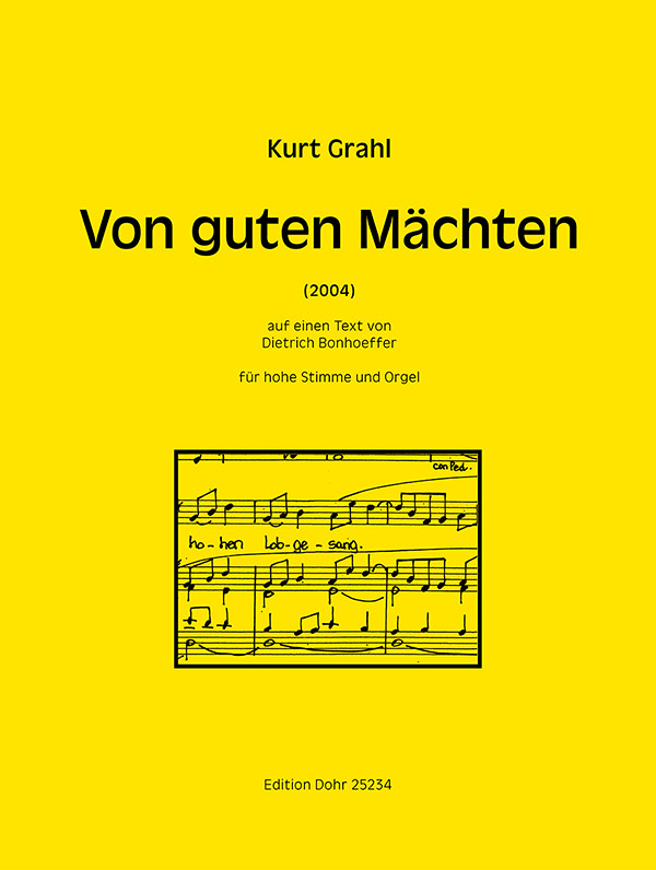 Von guten Mächten  für hohe Singstimme und Orgel  