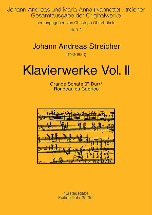 Klavierwerke Band 2&nbsp;&nbsp;Grande Sonate F-Dur und&nbsp;&nbsp;Rondeau ou Caprice