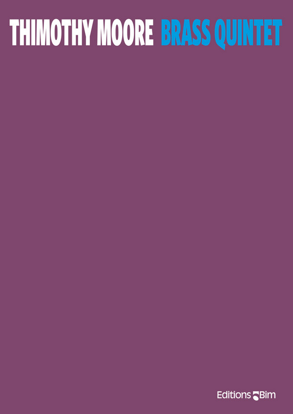 Brass quintet score  (2trp, hrn, pos, tb,1986)  