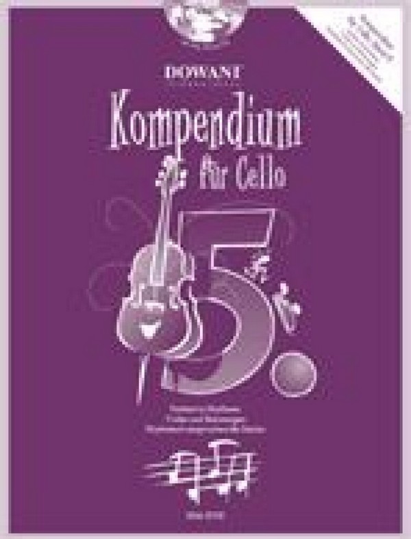 Kompendium Band 5 (+2CD's)  für Violoncello  