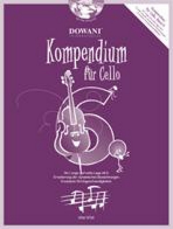 Kompendium Band 6 (+2CDs)  für Violoncello  