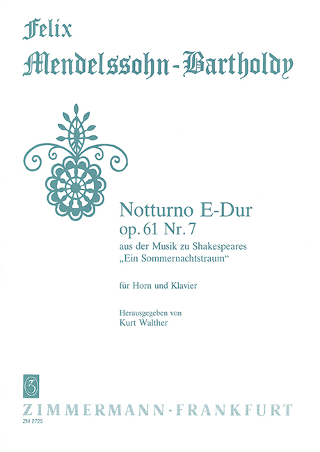 Notturno E-Dur op.61,7&nbsp;&nbsp;für Horn und Klavier&nbsp;&nbsp;