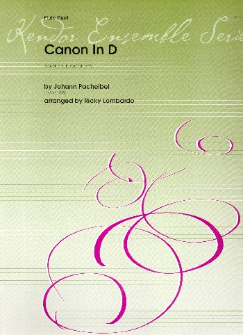 Canon D major&nbsp;&nbsp;for 2 flutes&nbsp;&nbsp;score