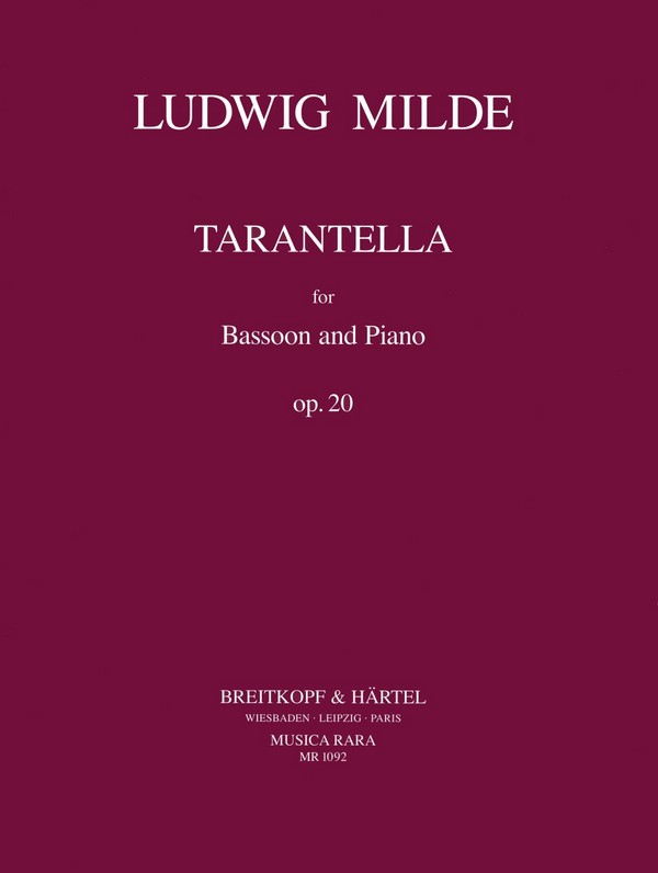 Tarantella op.20  für Fagott und Klavier  