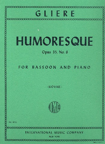 Humoresque op.35,8  for bassoon and piano  
