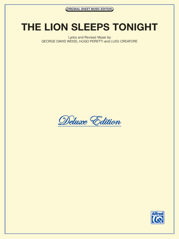 The Lion sleeps tonight:  Einzelausgabe piano/voice/guitar  