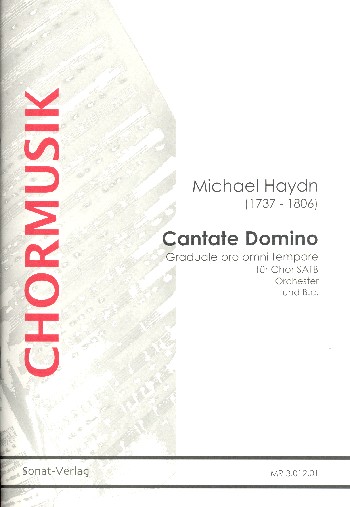 Cantate Domino cantocum novum  für gem Chor und Orchester  Partitur