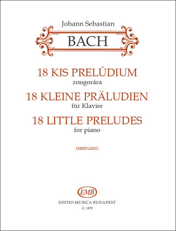 18 kleine Präludien  für Klavier  