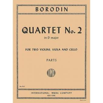Streichquartett D-Dur Nr.2  for string quartet  Stimmen