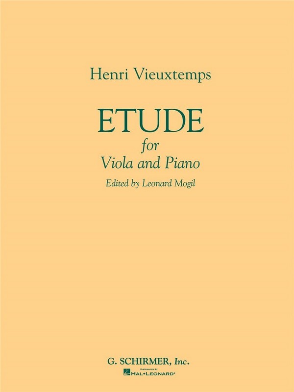 Etude c minor for viola and piano&nbsp;&nbsp;&nbsp;&nbsp;
