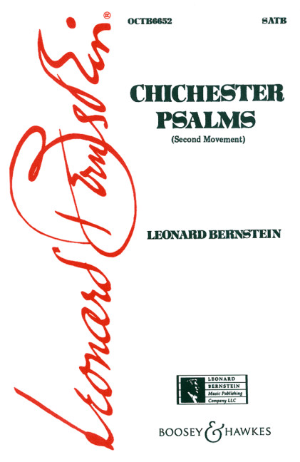 Chichester Psalms 2. Satz&nbsp;&nbsp;für gem Chor (MCh), Knaben-Solo&nbsp;&nbsp;und Klavier, Partitur (hebr)