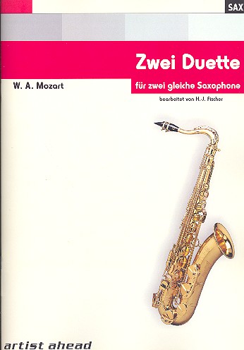 2 Duette   für 2 Alt-Saxophone  Stimmen