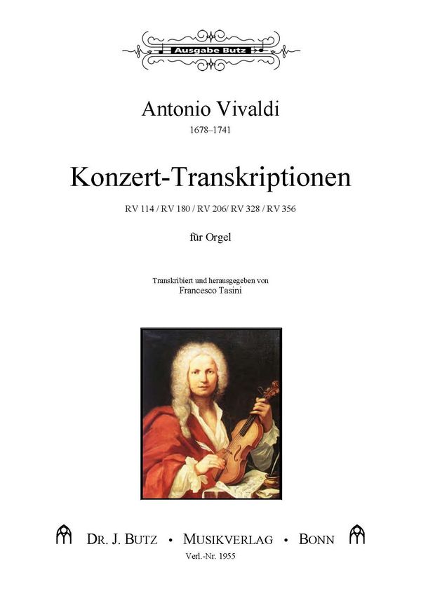 Konzert-Transkriptionen&nbsp;&nbsp;für Orgel&nbsp;&nbsp;