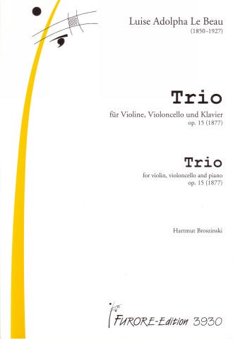 Klaviertrio op.15  für Violine, Violoncello und Klavier  