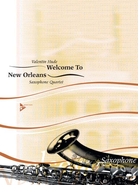 Welcome to New Orleans&nbsp;&nbsp;for 4 saxophones (SATB)&nbsp;&nbsp;score and parts