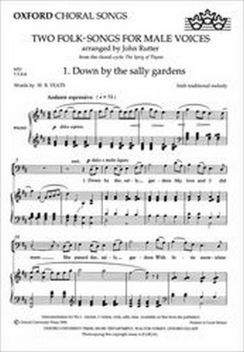 2 folk-songs  for male chorus and piano  score
