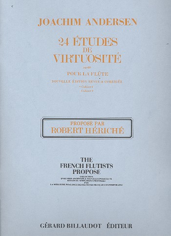 24 études de virtuosité op.60  vol.1 (nos.1-12) pour la flûte  