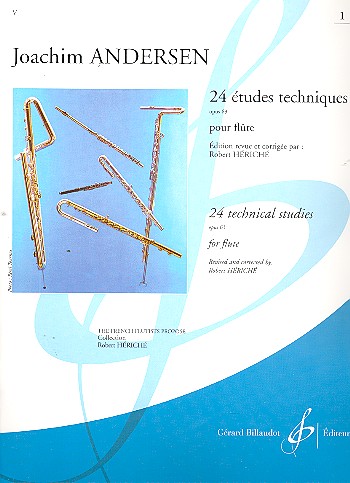 24 études techniques op.63 vol.1 (nos.1-12)  pour la flute  