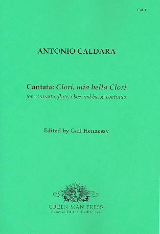 Clori mia bella Clori Cantata  for contralto, flute, oboe and bc  