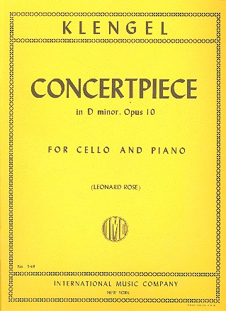 Concertpiece d minor op.10  for cello and piano  