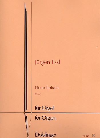 Demoltokata op. 22  für Orgel  