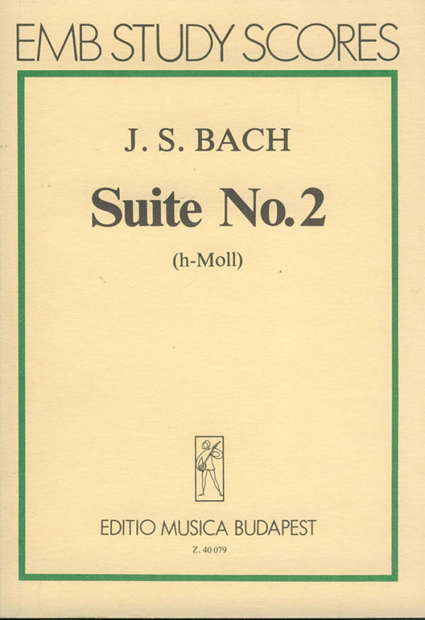 Suite h-Moll Nr.2 BWV1067&nbsp;&nbsp;für Flöte und Streicher,  Studienpartitur&nbsp;&nbsp;