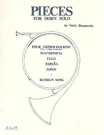 4 Improvisations (from travelling impressions)  for horn  