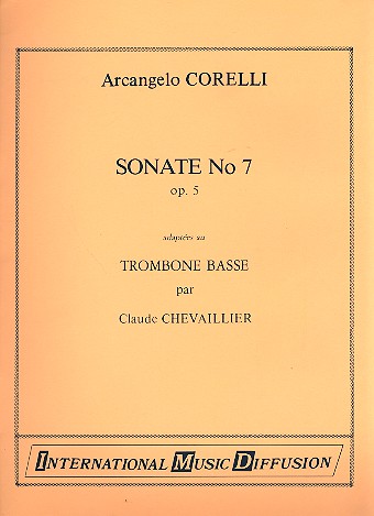 Sonate no.7 op.5 pour  trombone basse et piano  