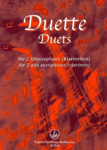 Duette für 2 Altsaxophone (Klarinetten)&nbsp;&nbsp;&nbsp;&nbsp;