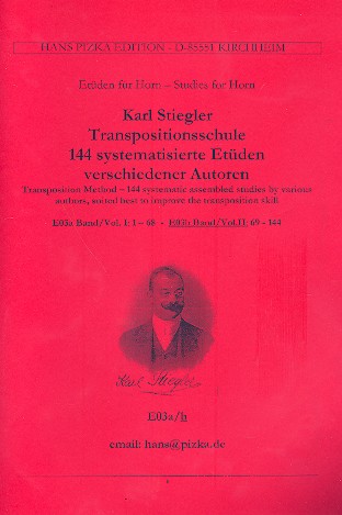 Transpositionsschule Band 2 (Nr.69-144)  144 systematisierte Etüden  verschiedener Autoren für Horn
