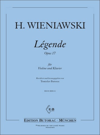Légende op.17 für Violine  und Klavier  