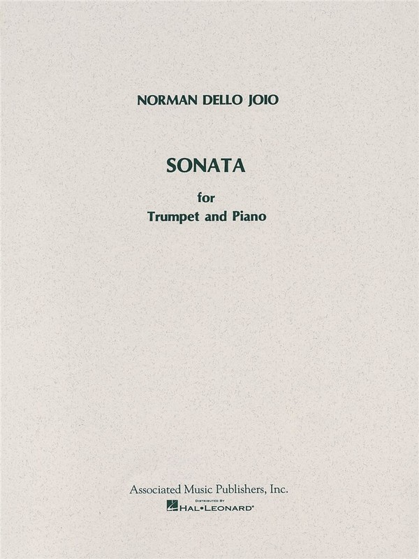 Sonata for trumpet and piano&nbsp;&nbsp;&nbsp;&nbsp;