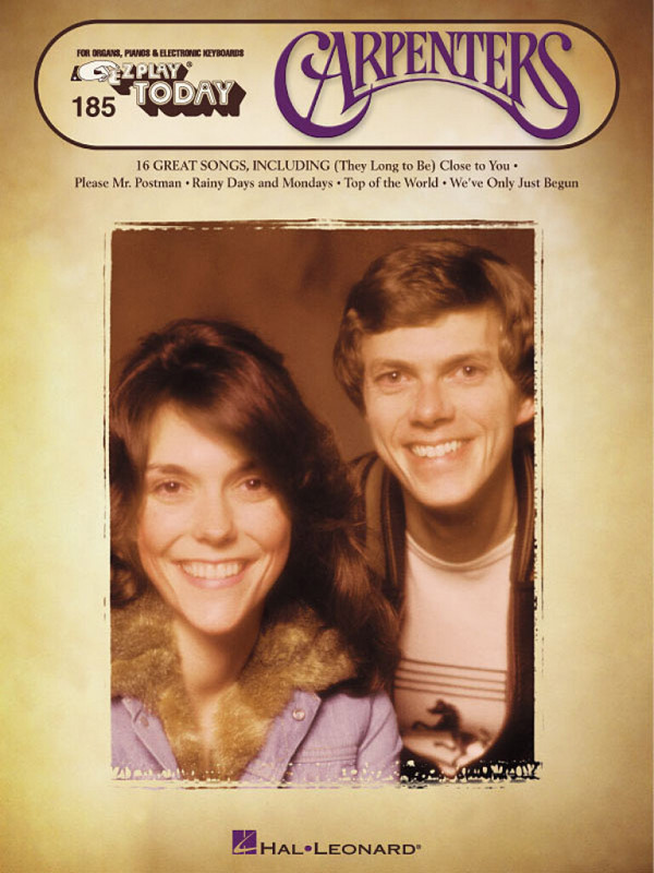 Carpenters 16 great songs&nbsp;&nbsp;for organs, pianos and keyboard&nbsp;&nbsp;