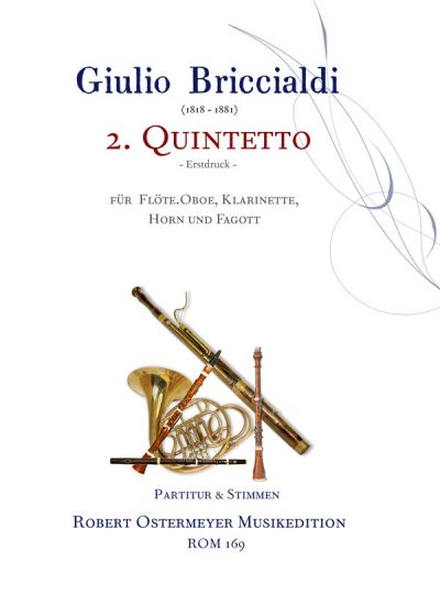 Quintett Nr.2 op.132   für Flöte, Oboe, Klarinette, Horn und Fagott  Partitur und Stimmen