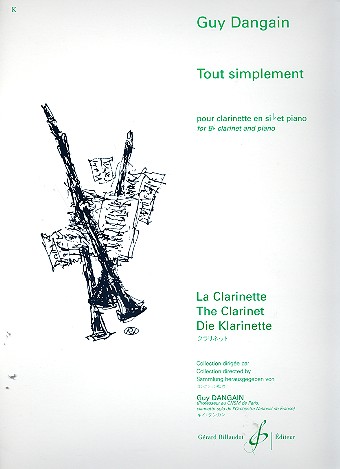 Tout simplement pour&nbsp;&nbsp;clarinette en sib et piano&nbsp;&nbsp;