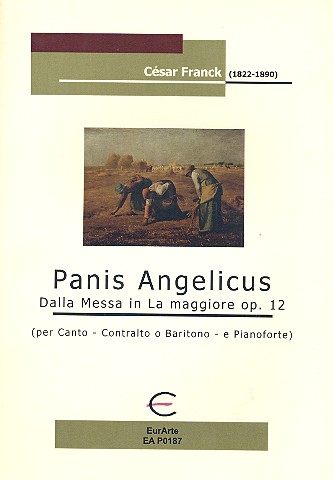 Panis angelicus aus der Messe  A-Dur op.12 für Alt oder Bariton  und Klavier