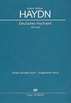 Deutsches Hochamt MH560 für  Soli, gem Chor, Bläser und Orgel ad lib.  Orgelauszug