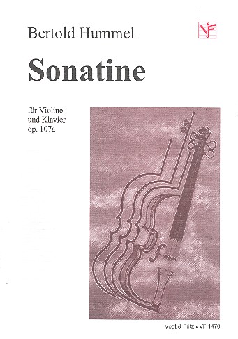 Sonatine op.107a&nbsp;&nbsp;für Violine und Klavier&nbsp;&nbsp;