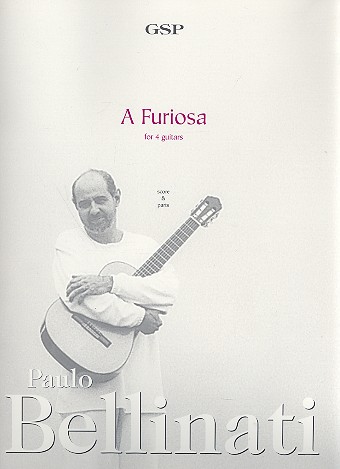 A furiosa for 4 guitars  Score and parts  