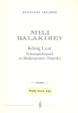 König Lear für Orchester (2. Fassung)  Studienpartitur  