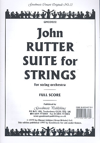 Suite for Strings  for string orchestra  score