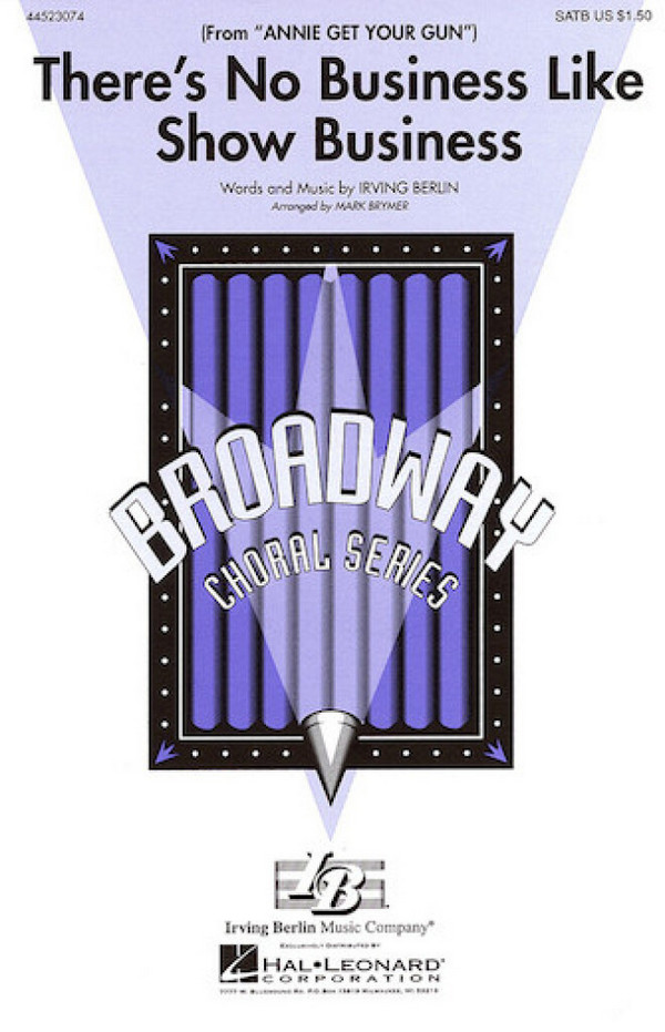 There's no business like show&nbsp;&nbsp;business für 3-stg gem Chor (SAB)&nbsp;&nbsp;und Klavier, Partitur