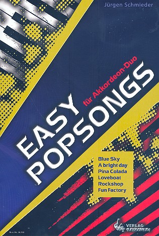 Easy Popsongs  für 2 Akkordeons  Partitur