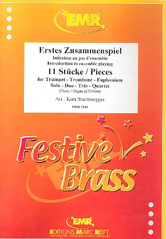 11 Stücke  für 1-4 Bläser (Klavier/Orgel ad lib)  Partitur und Stimmen