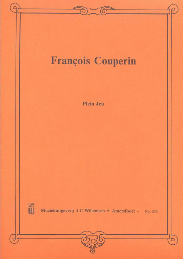 Pein jeu  für Orgel  